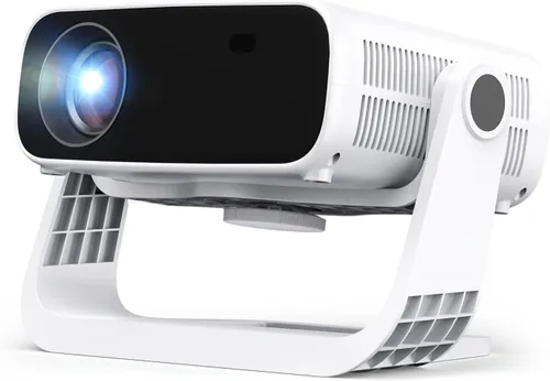 Vista 14 de Projector Mini Smart, with Wifi and Bluetooth, 220 ANSI 1080P HD, Built-in Apps, Portable Outdoor Bedroom Movie Projector, for Phone, Android TV