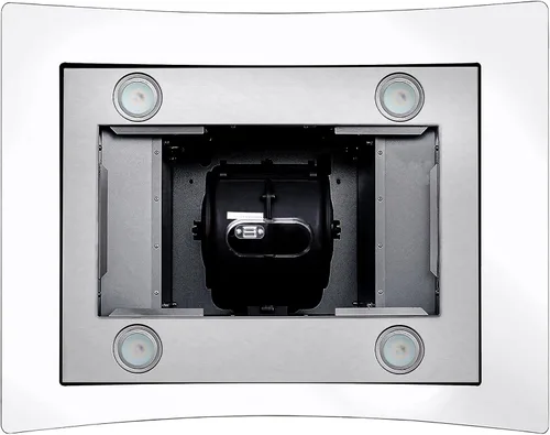 Vista 6 de COSMO COS-668ICS750 30 pulgadas Lumin Collection 380 CFM Campana extractora para isla con conductos, controles de toque suave, luces LED, acero