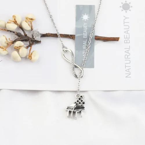 Vista 2 de UJIMS Regalo para amantes del piano, pulsera para amantes de la música, joyería de música, regalo para pianista, piano, profesor, piano recital