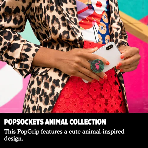 Vista 6 de PopSockets: PopGrip - Soporte y agarre expansible con tapa intercambiable para teléfonos y tabletas - Mingos