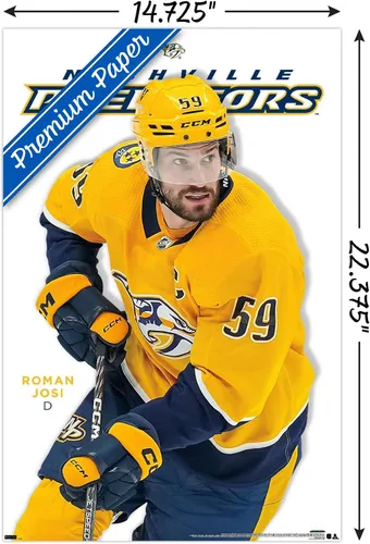 Vista 32 de Trends International NHL Nashville Predators - Póster de pared Roman Josi Feature Series 23