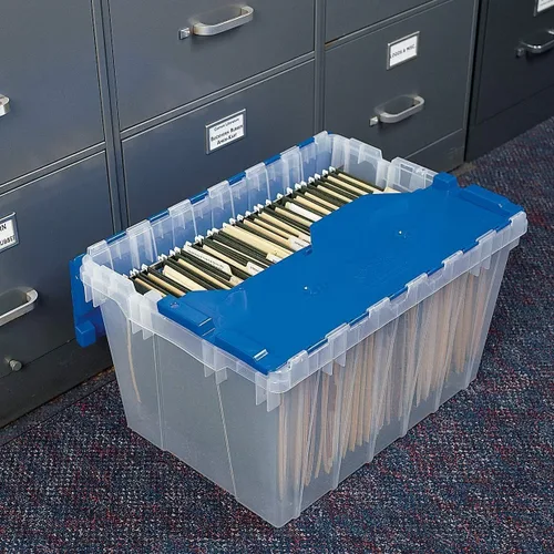 Vista 7 de Akro-Mils 66486 Fileb Caja para archivos, colgante, para almacenamiento, de plástico, 12 galones, con tapa unida, 21-1/2 x 15 x 12-1/2 pulgadas