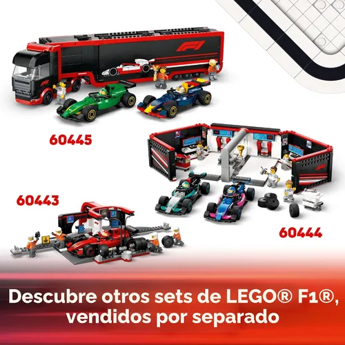 Vista 6 de LEGO City Piloto de F1 con coche de carreras de McLaren - Kit de construcción de coche modelo juguete para niños, niños y niñas, edades 6+