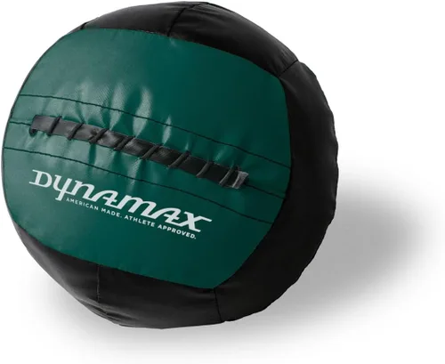 Vista 15 de Dynamax Mini Medicine Ball, 2–12 lb Soft Shell Wall Ball, 10-Inch Weighted Exercise Ball for Strength Training, Core Workouts, Conditioning &