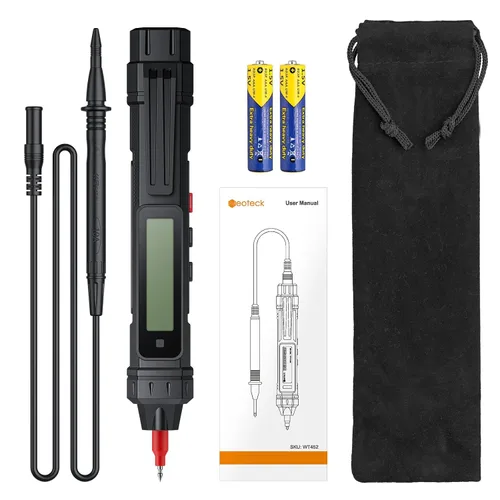 Vista 7 de Neoteck 4000 cuenta 2 en 1 tipo bolígrafo digital multímetro probador de voltaje Intelligent TRMS Multimeter Non-Contact Voltmeter for AC/DC