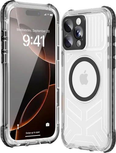 Vista 17 de WIFORT Funda impermeable para iPhone 15, [IP68 bajo el agua a prueba de polvo] [pantalla integrada] [15 pies a prueba de golpes militar], cubierta