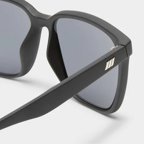 Vista 3 de Le Specs Gafas de sol Fair Game, Negro mateMono ahumado