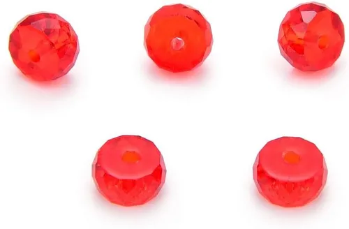Vista 15 de 25 cuentas de cristal Heishi Rondelle redondas facetadas de Adabele austriaco de 0.315 pulgadas (0.315 in), color morado amatista compatibles