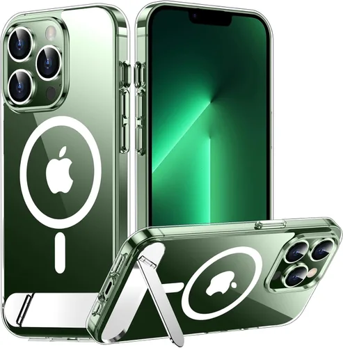 Vista 23 de Funda para iPhone 11 con compatibilidad magnética, [Soporte invisible incorporado][Compatible con MagSafe]