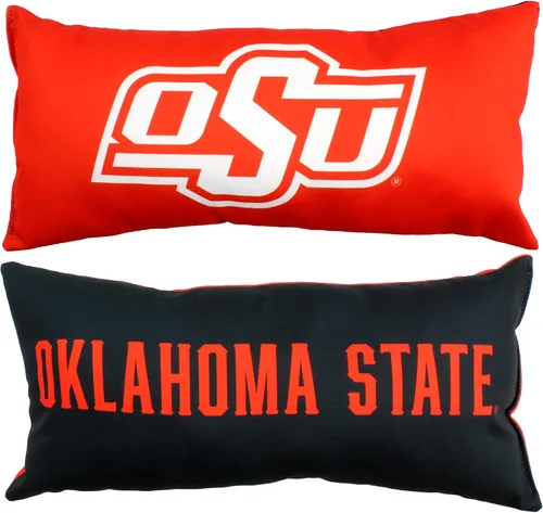 Vista 9 de College Covers Everything Comfy Arkansas Razorbacks Almohada Bolster de Viaje Pequeña Decorativa de 2 Lados 16 x 6 pulgadas