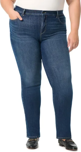 Vista 5 de Gloria Vanderbilt Amanda Classic - Jeans cónicos de tiro alto para mujer Aegean Teal