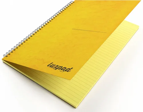 Vista 3 de Silvine Luxpad - Cuaderno de papel (A4, 120 páginas), color amarillo