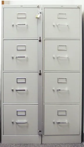 Vista 3 de ABUS Barra de archivos de 12 pulgadas de longitud para 1 cajón, gris