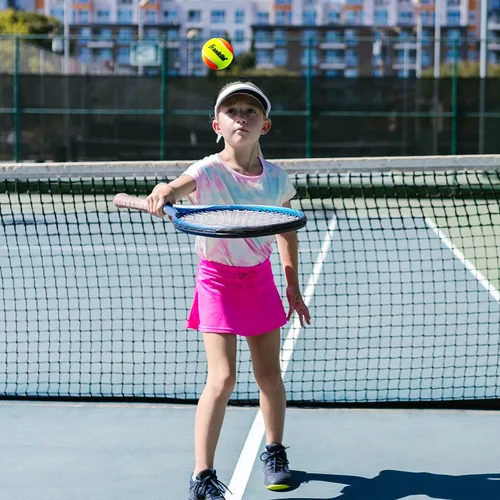 Vista 10 de Franklin Sports Pelotas de tenis para principiantes, sin presión, rebote bajo para principiantes, ideales para entrenamiento + práctica, paquete
