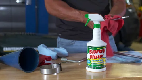 Vista 5 de Spray Nine 26832-12PK - Limpiador resistente, desengrasante y desinfectante, aroma cítrico, limpiador de interiores y exteriores para cocinas