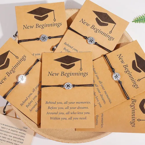 Vista 4 de Long tiantian Regalos de graduación para ella, pulseras de graduación, pulsera de brújula para mejores amigos, regalos de clase 2023, regalos
