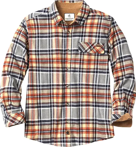 Vista 25 de Legendary Whitetails Camisa de franela de manga larga con botones para hombre, 100% algodón
