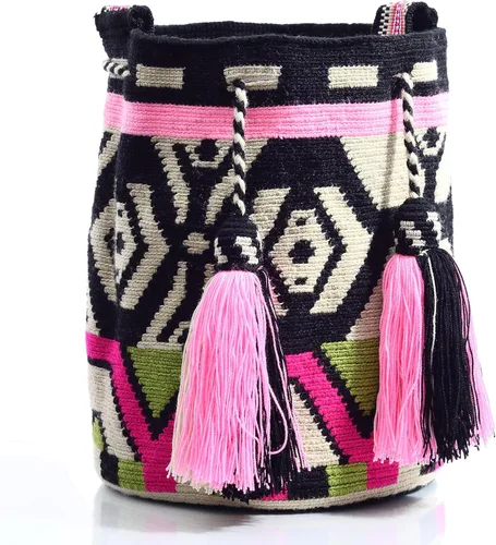 Vista 3 de WYOU Designer Collection Hobo Bag Wayuu Crochet, Large