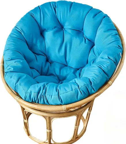 Vista 10 de HUHJYUGE Cojín colgante para silla de hamaca de solo 16 x 16 pulgadas, cojín de repuesto impermeable para silla colgante, cesta colgante, cojín