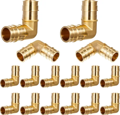 Vista 16 de 1 "X 1" Codo de 90 grados Pex A Accesorios de expansión Accesorios de latón Herramienta de crimpado Pex para conexión de tubería de tubería, ASTM