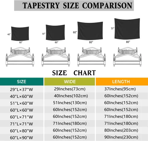 Vista 2 de HTYJFIG Tapiz personalizado para subir imágenes, tapiz de fondo personalizado, regalos personalizados para decoración del hogar y dormitorio
