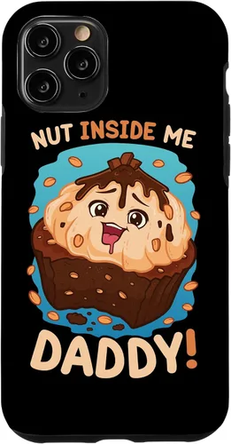 Vista 28 de Funda divertida para iPhone 13 Pro con diseño de tuerca de juego sucio Inside Me Daddy para mujer