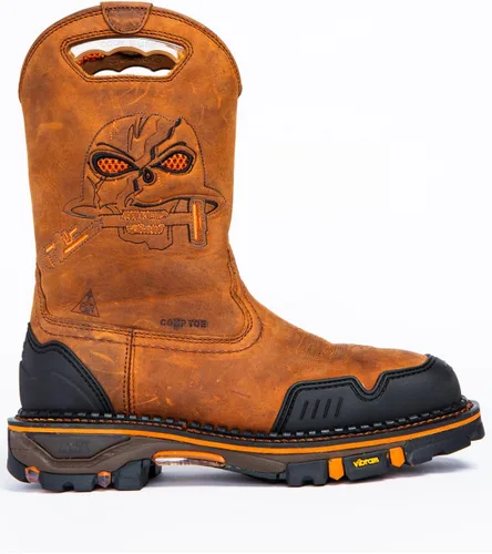 Vista 5 de Cody James Hombres Hombres 11" Decimator Western Work Boot Nano - Dbp-3-B