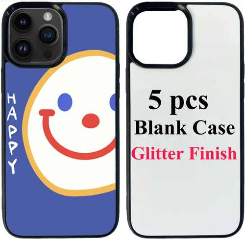 Vista 11 de JUSTRY 5 juegos de fundas para teléfono de sublimación a granel compatibles con Apple iPhone 15 Pro Max, 6.7 pulgadas (2023), 2 en 1 de goma suave