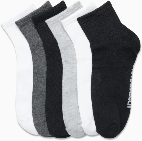 Vista 4 de Steve Madden Womens Socks 6 Pack Athletic Socks for Women Performance Cushion Quarter Cut Running Socks