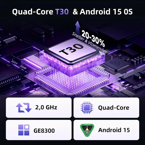 Vista 2 de Tablet de 10 pulgadas, tabletas Android 15 con funda, 18 GB de RAM + 128 GB de ROM (expandir a 1 TB), Octa-Core, pantalla táctil IPS HD de 1280 x