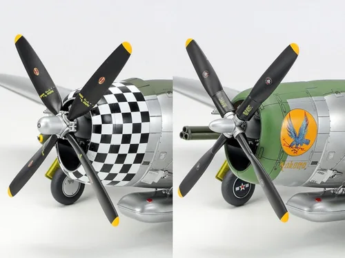 Vista 7 de Tamiya 61090 1/48 P-47D Thunderbolt Bubbletop Plastic Model Airplane Kit