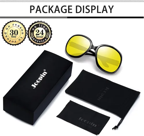 Vista 188 de Joopin Lentes de sol de gran tamaño para mujer, polarizados, grandes, para conducción, protección UV, grandes sombras