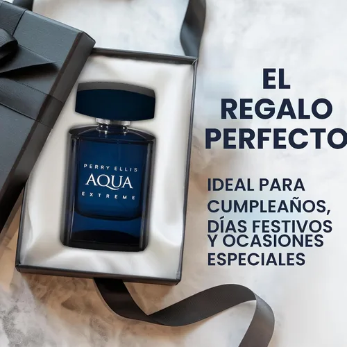 Vista 6 de Perry Ellis Aqua Extreme Eau De Toilette Spray, 3.4 onzas