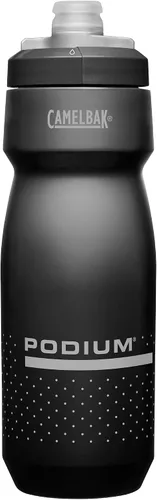 Vista 4 de CamelBak Podium Bike - Botella de agua de 24 onzas, color negro Secure Hydration Across Terrain, Fast Hydration Without Leaks, Effortless Squeeze
