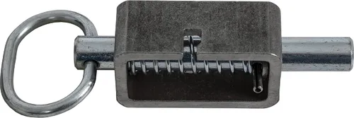 Vista 4 de Buyers Products B2598LP Soldadura - Conjunto de cerrojo con resorte de 5/8" con tubo liso y émbolo extendido de 1.31", pasador tratado térmicamente