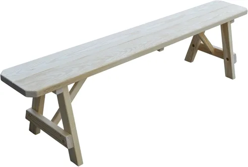 Vista 83 de Furniture Barn USA Pine - Banco tradicional de 2 pies, color negro