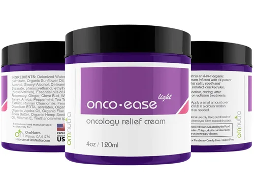 Vista 5 de OncoEase Oncology Cream - Loción orgánica para el cuidado de la piel para alivio tópico, hidratante extra fuerte para el cuidado de la piel seca