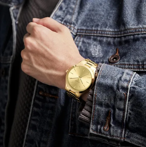 Vista 5 de BUREI Men Watches Gifts for Men Fashion Stainless Steel Analog Quartz Waterproof Watches for Mens