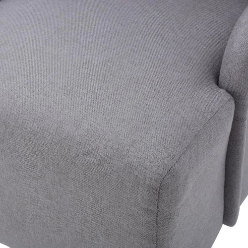 Vista 6 de Christopher Knight Home Silla de comedor de tela Callie, color gris claro