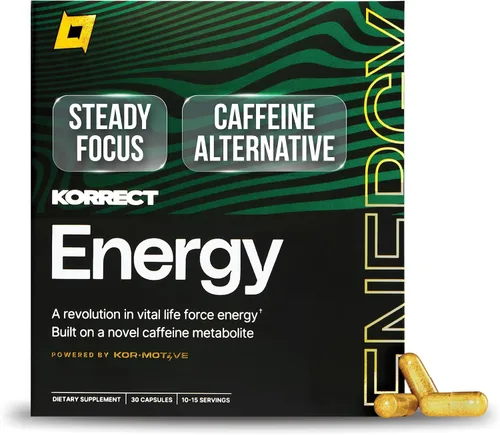 Vista 10 de Korrect Edge - Polvo de paraxantina Suplemento de energía limpia y concentración Alternativa a cafeína para claridad mental y resistencia sin