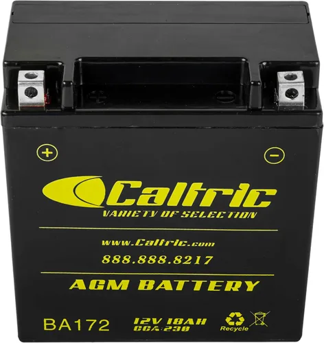 Vista 4 de Caltric Agm - Batería compatible con Kawasaki Vn1500 Vn-1500 Vulcan 1500 Classic 1996 1999-2008