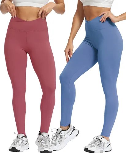 Vista 2 de Natural Feelings Leggings de cintura alta para mujer, ultra suaves, elásticos, opacos, ajustados, para yoga, talla única y talla grande