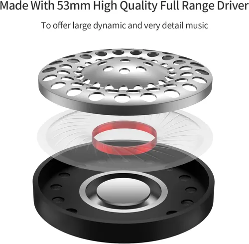 Vista 2 de SoundMAGIC HP151 - Auriculares con cable para monitoreo y grabación, auriculares estéreo de alta fidelidad cerrados para audiófilos, funcionan