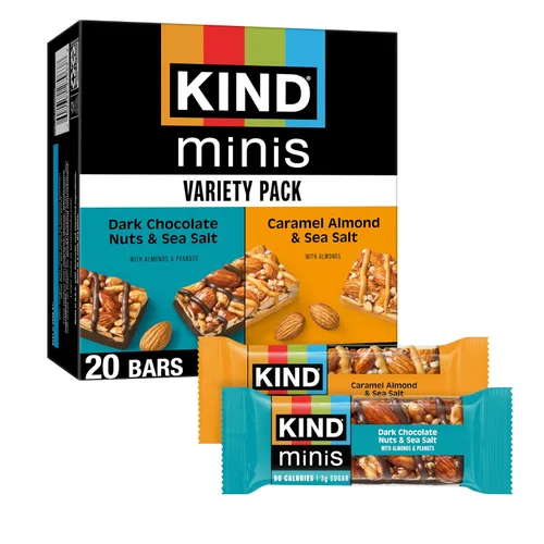Vista 4 de Barras KIND, almendra y coco, sin gluten, bajas en azúcar, 1 unidad, paquete de 1