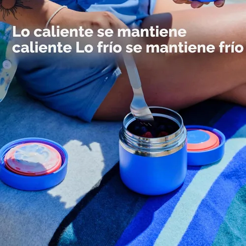 Vista 3 de Hydro Flask Tarro de comida – Acero inoxidable aislado, contenedor de viaje para comida caliente, almuerzo y sopa, verde agave, 20 onzas