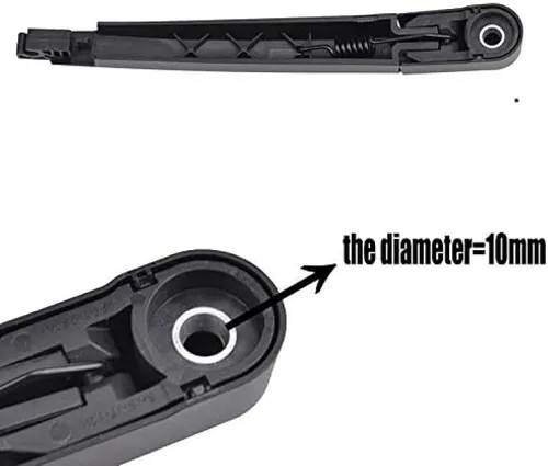 Vista 3 de Rear wiper blade and wiper arm for Opel Zafira Tourer C 2011-2020 14" car rear wiper