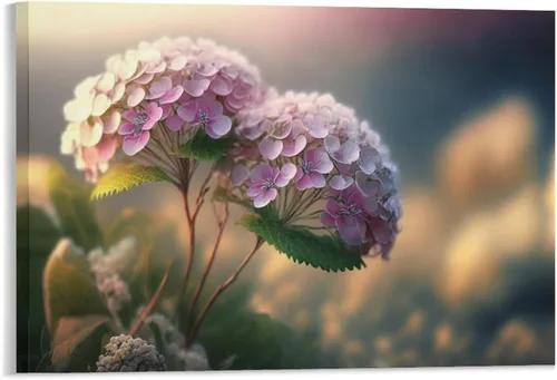 Vista 19 de Póster decorativo de pared, divertido lienzo enmarcado con flores rosas fucsias, pintura artística para baño, habitación de niños, regalos
