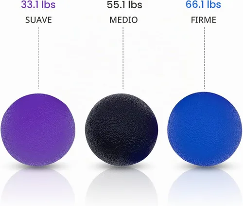 Vista 5 de 3 bolas de gel de resistencia múltiple para aliviar el estrés de la mano, dedo, muñeca, ejercicio, músculos, entrenamiento de artritis