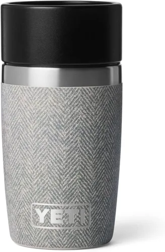 Vista 38 de YETI Rambler - Botella de viaje de 8 onzas, acero inoxidable, aislada al vacío con tapa a prueba de fugas, color negro
