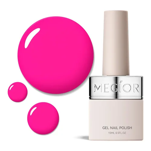 Vista 25 de MEGIOR Esmalte de uñas de gel libre de TPO, 0.5 onzas líquidas, base de gel transparente para remojar la lámpara de uñas LED, capa base de larga